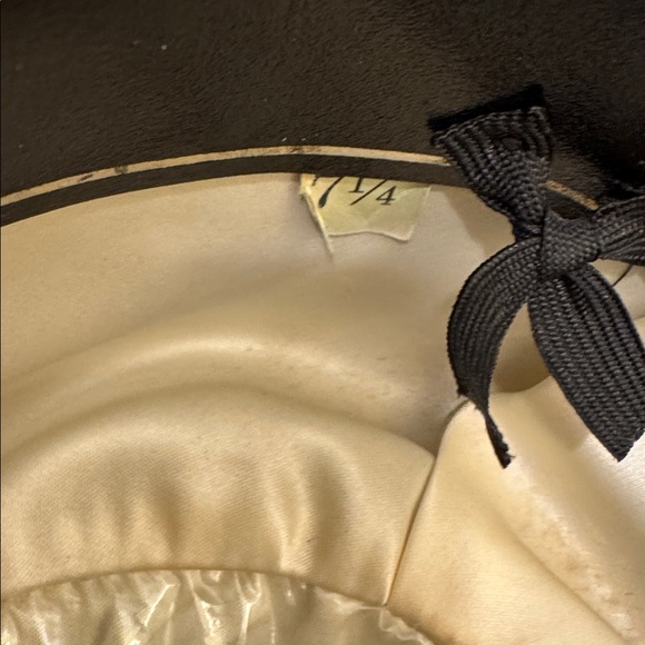 Stetson Showdown Vintage Black Cowboy Hat size 7 1/4 western - Picture 9 of 12